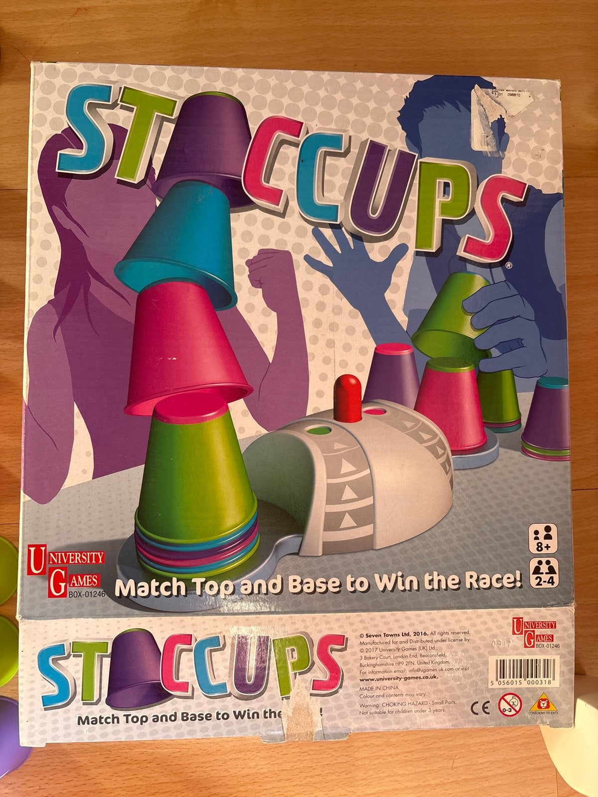 Staccups Stapelspel - University Games, Drie of vier spelers, Ophalen of Verzenden, Gebruikt