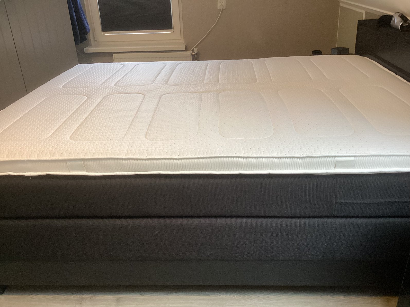 KOOPJE 2x Karlsson matras 80x210+2 persoons 160x210 topper, Ophalen, Eenpersoons, 210 cm, Zo goed als nieuw