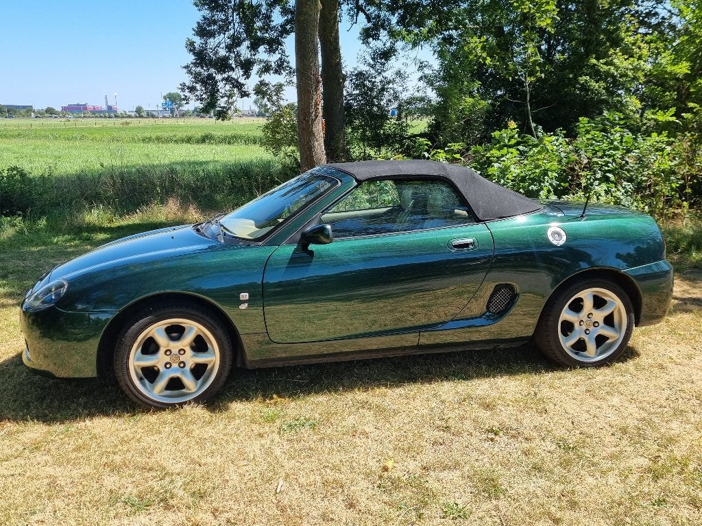 MG F 1.8 I 2001 (cabriolet - groen - met hardtop), Auto's, Achterwielaandrijving, 40 €/maand, Beige, 4 cilinders
