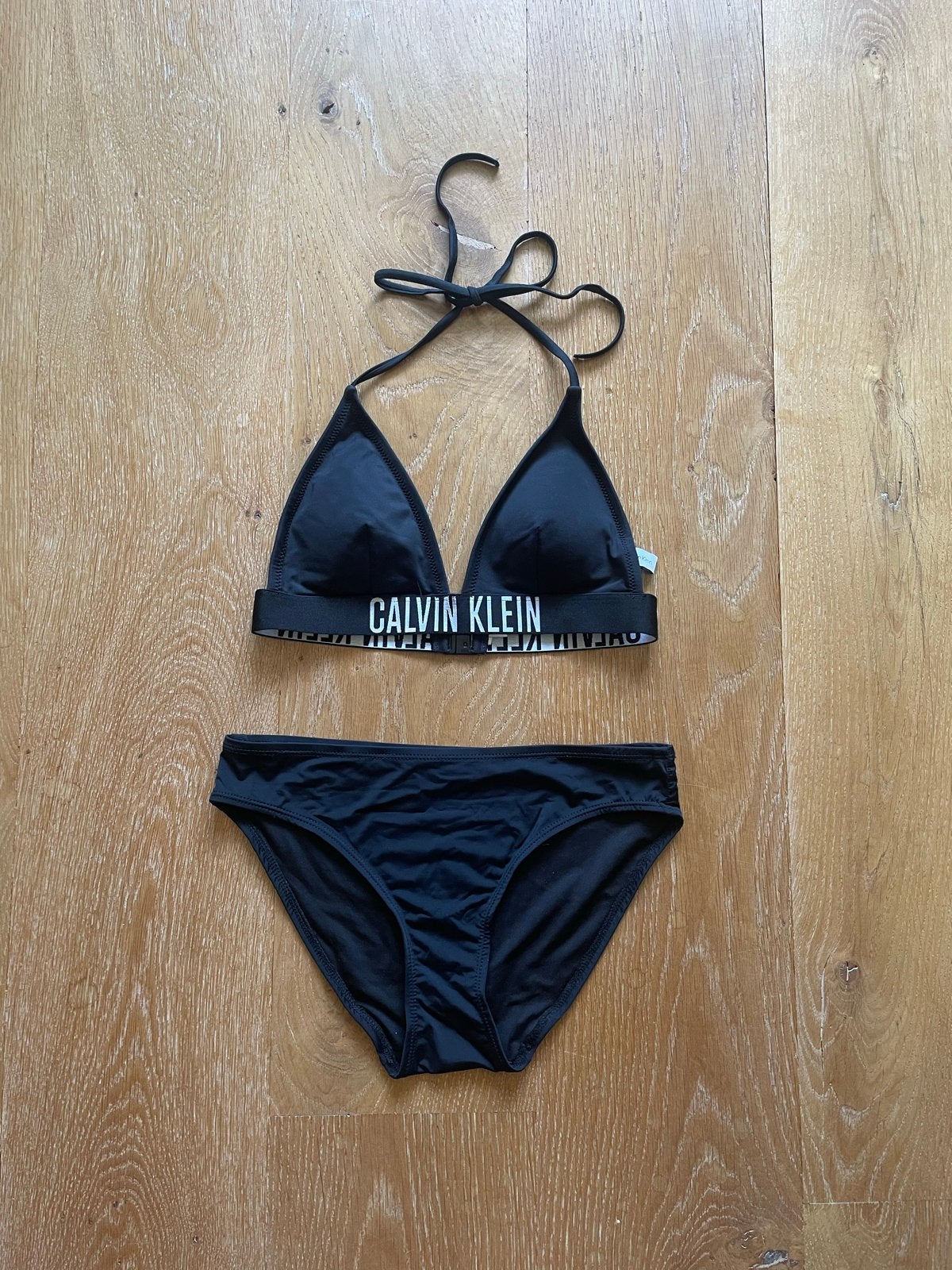 Calvin Klein Zwarte Bikini - Dames Maat S, Kleding | Dames, Ophalen of Verzenden, Zo goed als nieuw, Zwart, Bikini