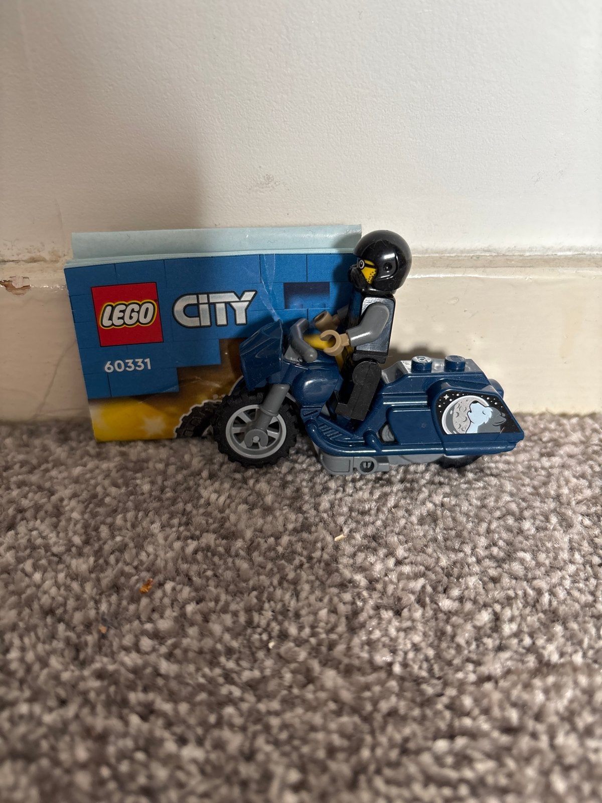 Lego City 60331 Stuntmotor met minifiguur, Ophalen, City, Lego, Zo goed als nieuw
