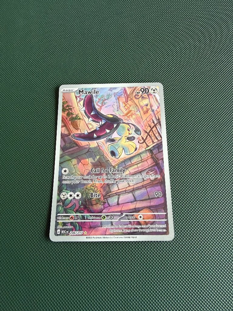 Mawile - 246/217 / Ascendes Heroes, Ophalen of Verzenden, Zo goed als nieuw, Losse kaart, Foil