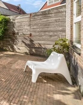Tuinstoel IKEA VAGO Wit Tuin Stoel Fauteuil, Ophalen, Zo goed als nieuw, Kunststof
