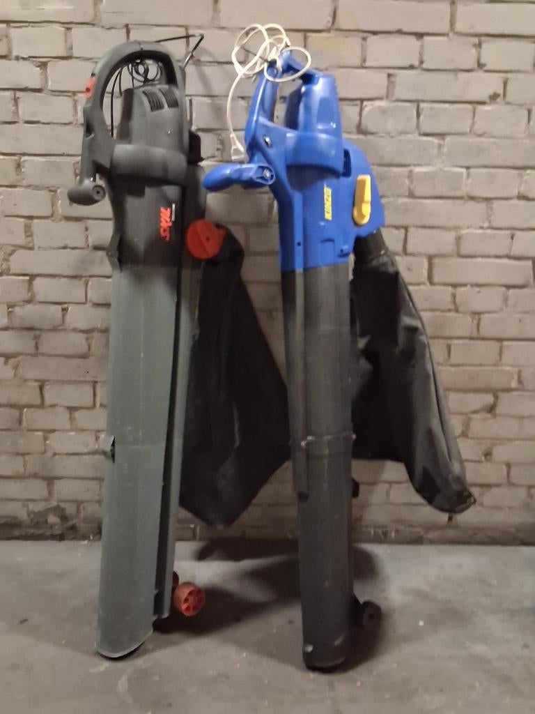 Te koop, 2Kinzo en skill merk Bladblazer met zak., Tuin en Terras, Bladblazers, Ophalen, Elektrisch