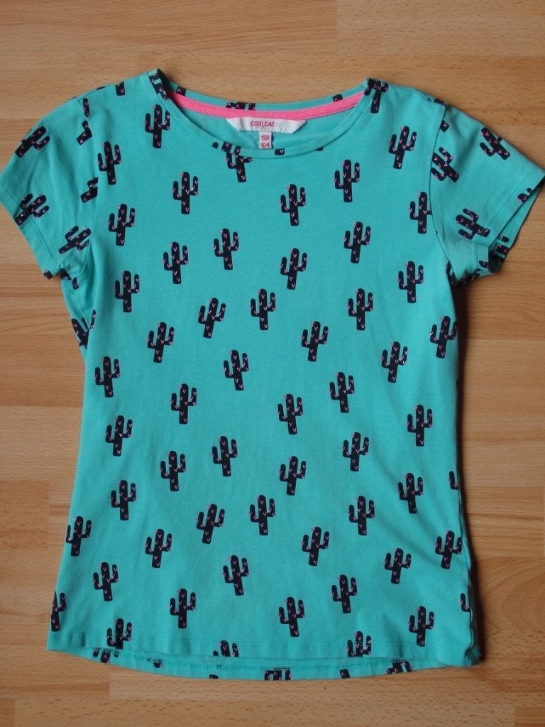 T-shirt met cactussen maat 158/164 van Coolcat, Ophalen, Gebruikt, Meisje, Coolcat