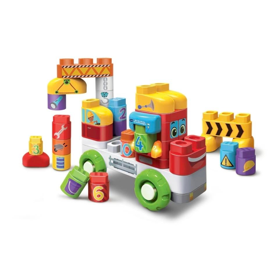 Bijna gratis - Vtech Bla Bla Blocks Vrachtwagen, Ophalen of Verzenden, Gebruikt, 2 tot 4 jaar