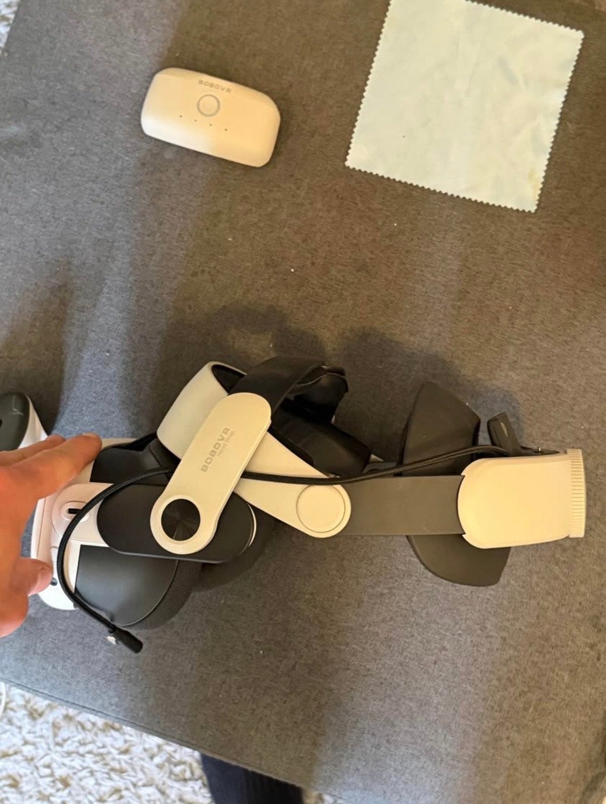 Meta Quest 3 512GB met BoboVR M3 Pro en accessoires, Spelcomputers en Games, Virtual Reality, Ophalen, Zo goed als nieuw, VR-bril