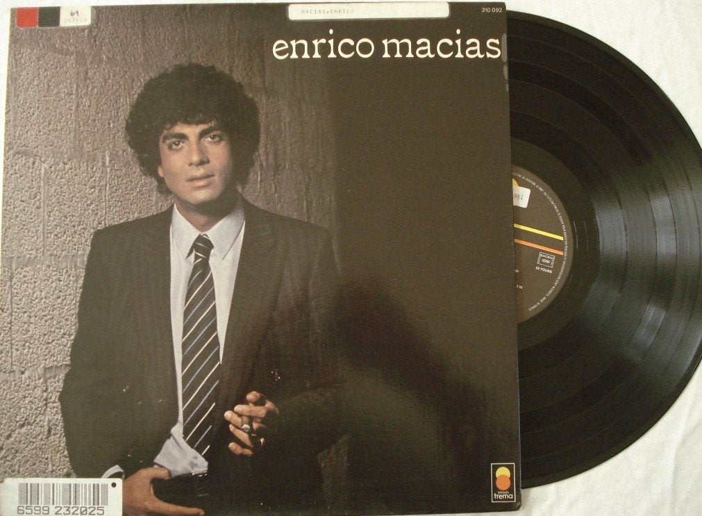 Enrico Macias, LP, Gebruikt, Ophalen of Verzenden, Gatefold hoes