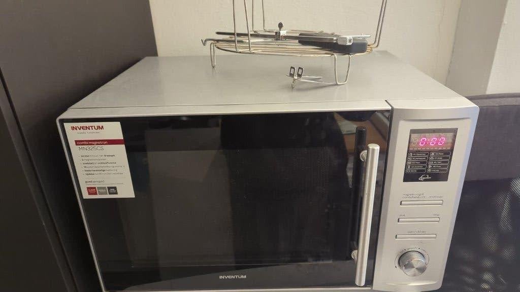 Inventum MN325CS Combimagnetron, Witgoed en Apparatuur, Ophalen, Combimagnetron, Gebruikt, Draaiplateau