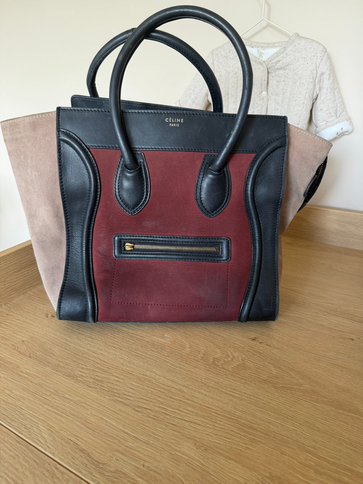 Celine luggage stijl tote bag, Ophalen of Verzenden, Gebruikt, Rood, Handtas