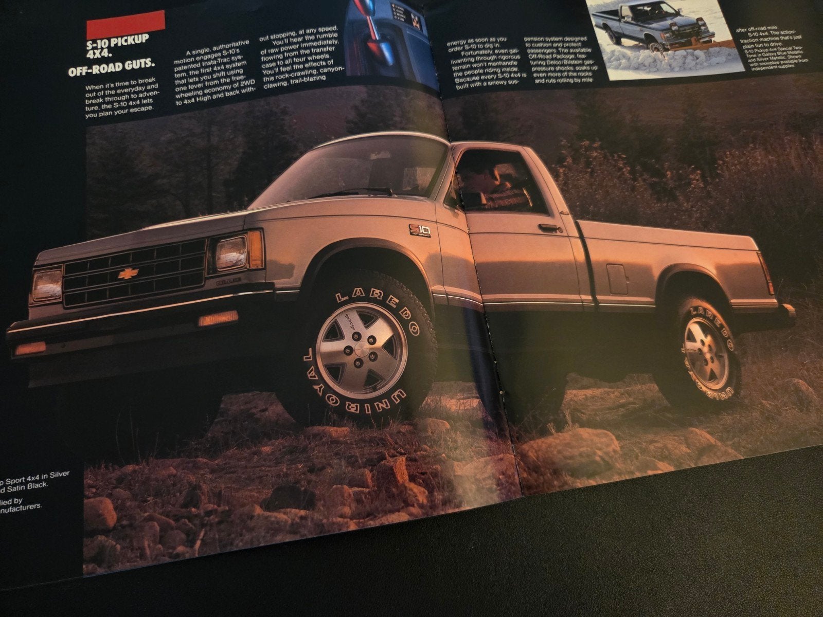Brochure Chevrolet S-10 Pickup 1985 USA, Ophalen of Verzenden, Zo goed als nieuw, Chevrolet