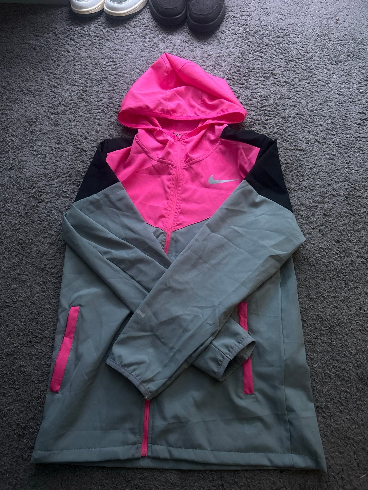 Nike miller vest roze/grijs/zwart - Maat S, Ophalen, Zo goed als nieuw, Maat 36 (S), Roze