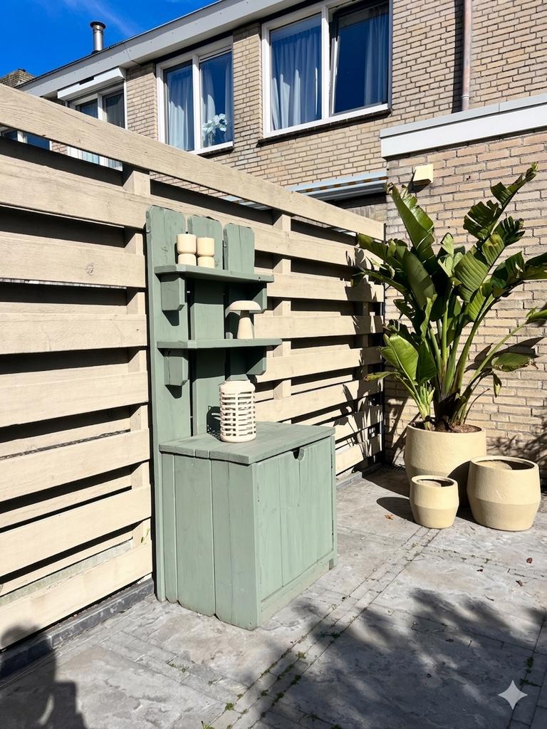 Leuke Tuinkast, Tuin en Terras, Ophalen, Gebruikt, Hout, Overige typen