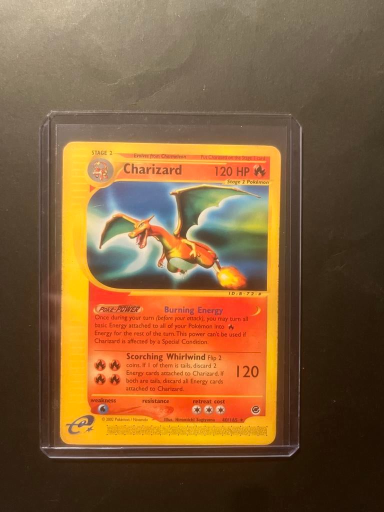 Charizard 40 Pokémon Kaart 2002, Ophalen of Verzenden, Zo goed als nieuw, Losse kaart, Foil