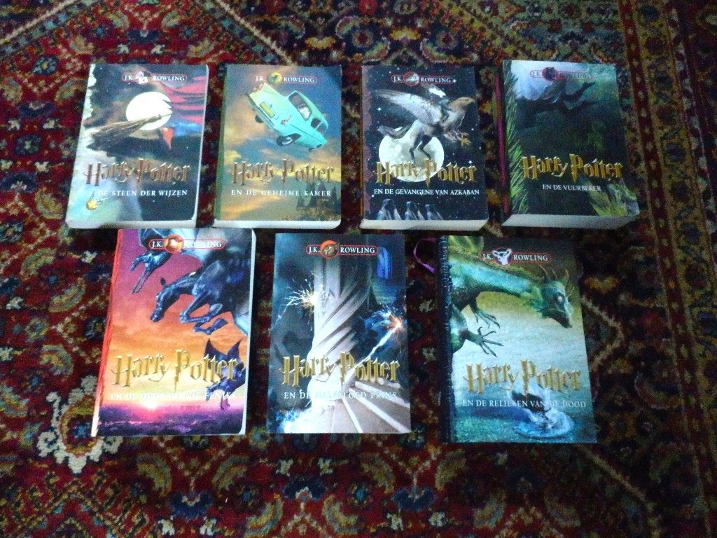 Harry Potter Complete serie 7 delen, Boeken, Ophalen of Verzenden, Gelezen, J.K.Rowling.