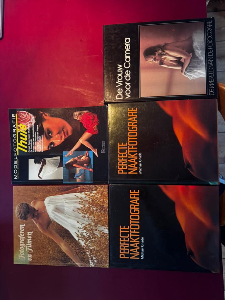 Fotografie Boeken: Model, Naakt,  (5 stuks), Ophalen of Verzenden, Gelezen, Fotografie algemeen