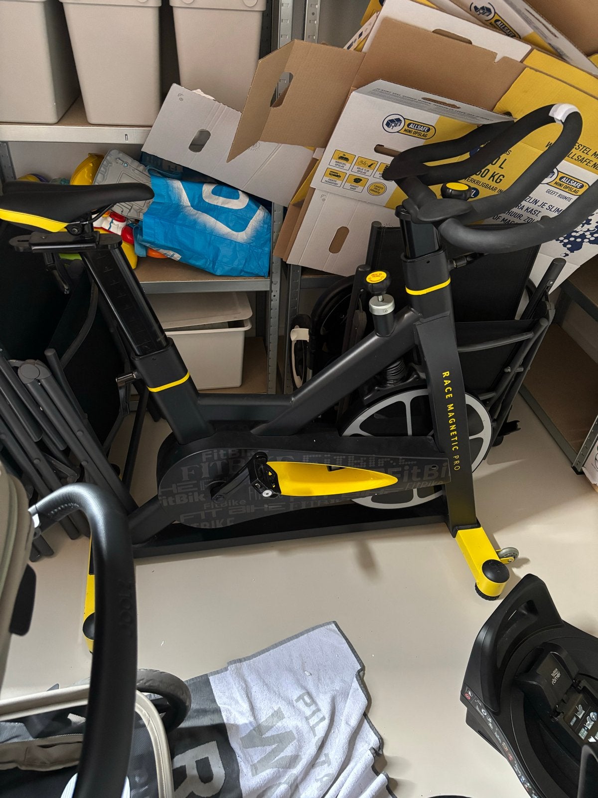 FitBike Race Magnetic Pro Spinningfiets, Ophalen, Spinningfiets, Zo goed als nieuw, Metaal