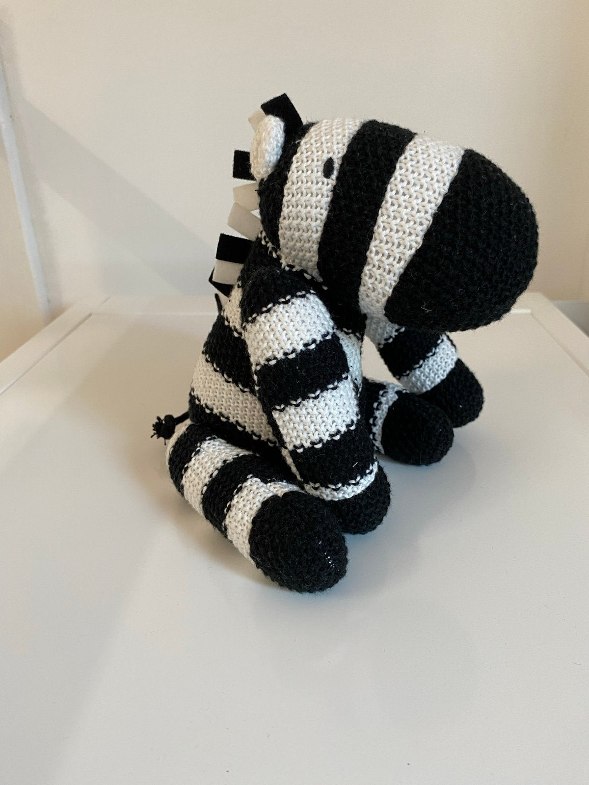 Zebra knuffel van HEMA, zwart-wit gestreept, Ophalen, Hema, Overige typen, Zo goed als nieuw