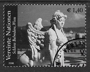 VN Wenen 2008   Beeld   525, Postzegels en Munten, Ophalen of Verzenden, Overige landen, Gestempeld