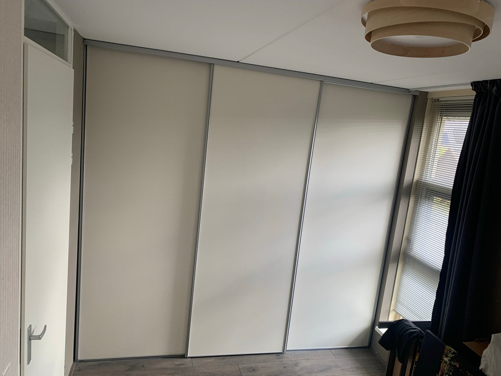 Schuifwand systeem met 3 panelen, Ophalen, Overige materialen, Met deur(en), Gebruikt
