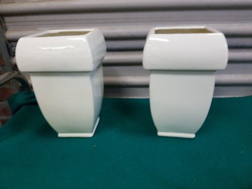 bloempot 2 stuks aardewerk creme,, Ophalen of Verzenden, 'T Olde Gre-j, Info@toldegrej.nl, Endepoelstraat 20f Didam