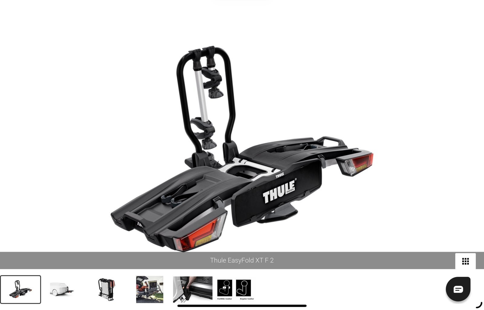 Thule EasyFold XT F2 fietsendrager, Ophalen of Verzenden, Nieuw