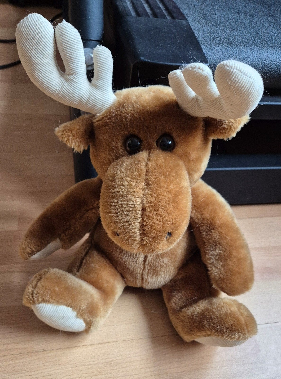 Onbeschadigde eland knuffel, Kinderen en Baby's, Speelgoed | Knuffels en Pluche, Overige typen, Ophalen of Verzenden, Zo goed als nieuw
