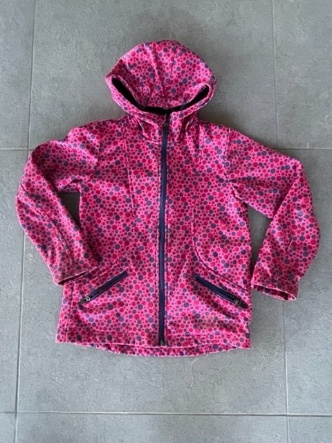 Roze Crivit softshell jas met stippen voor meisjes, Ophalen of Verzenden, Gebruikt, Meisje