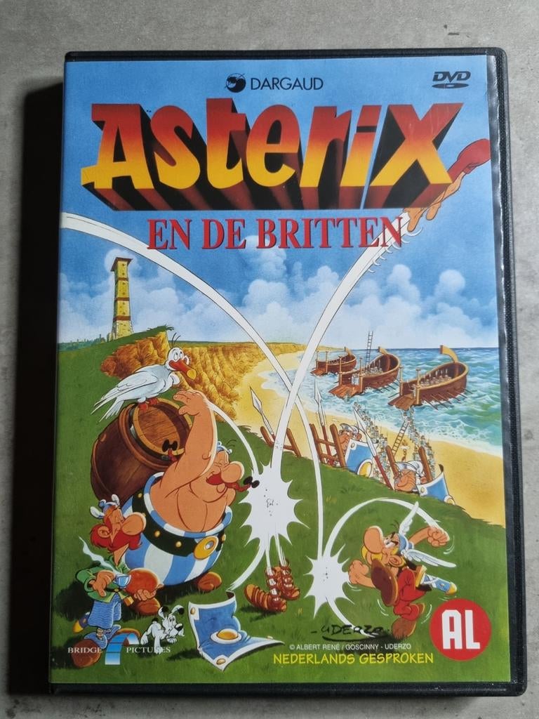 Orig, Dargaud, DVD, ASTERIX EN DE BRITTEN, Nederlands,Inwst!, Ophalen of Verzenden, Asterix en Obelix, Zo goed als nieuw, Overige typen