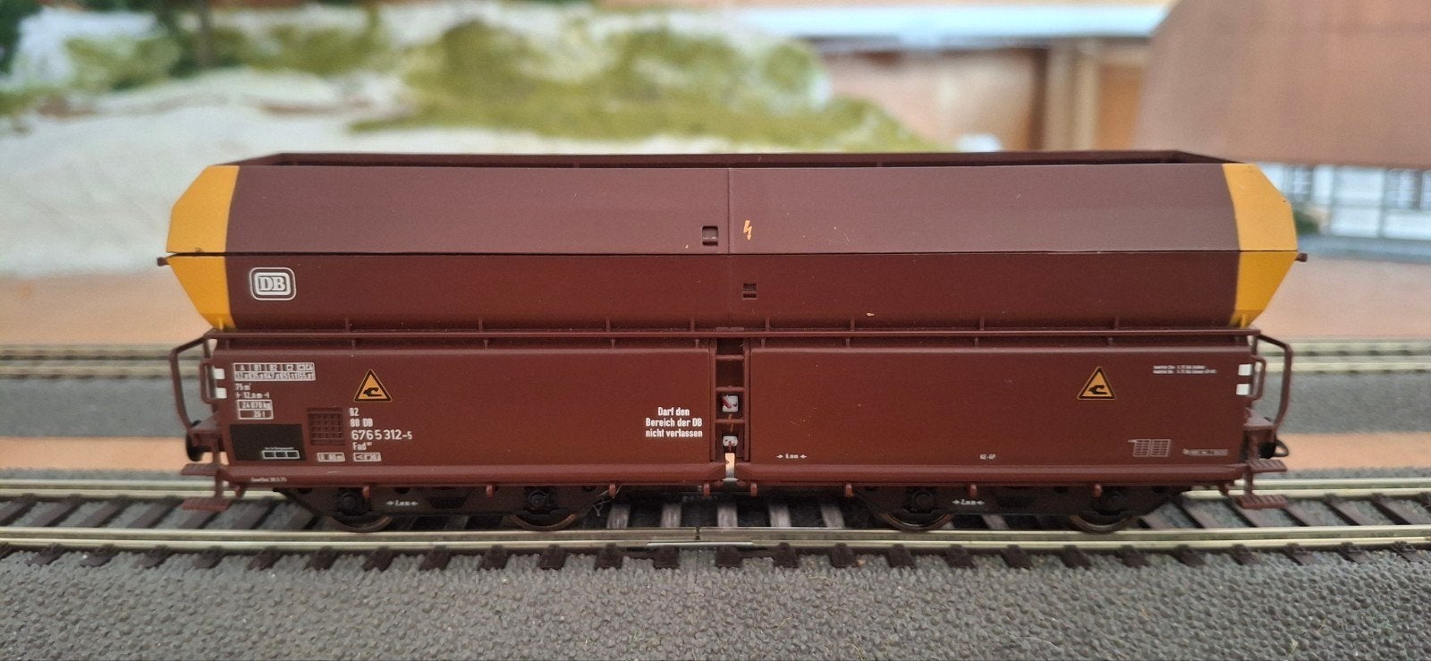 Roco 66035 DB kolenwagon met sluitlicht, Gelijkstroom, Analoog, Ophalen of Verzenden, Roco