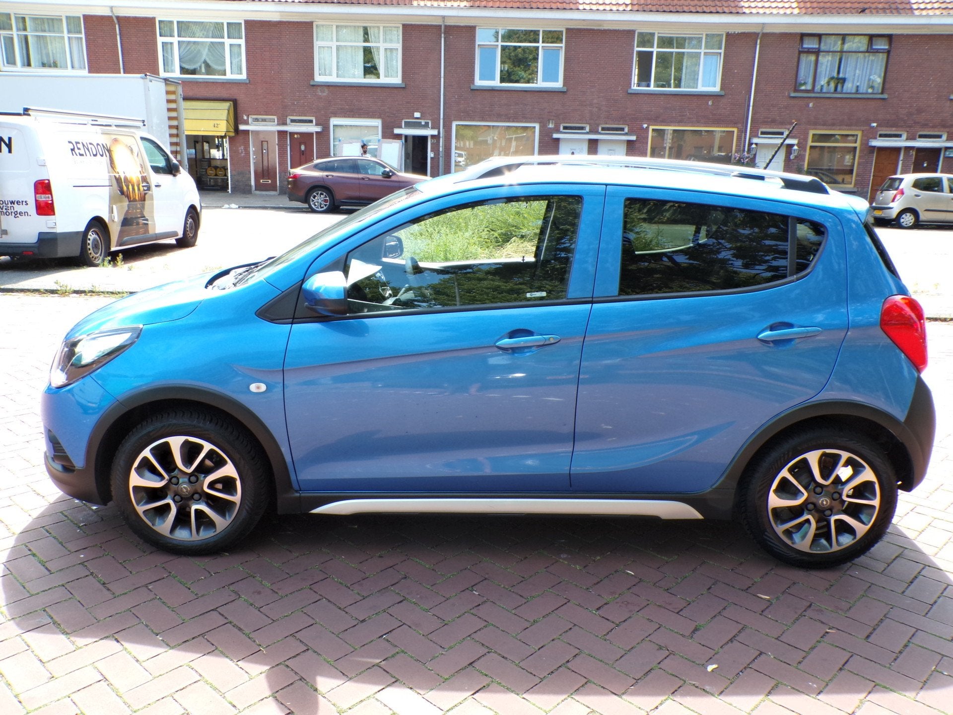 Opel KARL 1.0 Rocks Online Edition Automaat Stoelverwarming, 839 kg, Gebruikt, Blauw, Origineel Nederlands