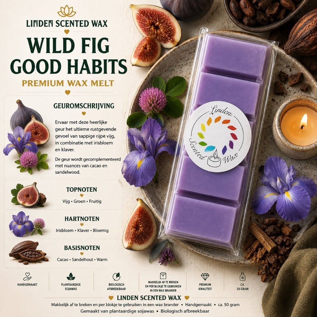 Waxmelts WILD FIG GOOD HABITS parfum geur waxmelt rituals, Overige merken, Ophalen of Verzenden, Kaars, Was