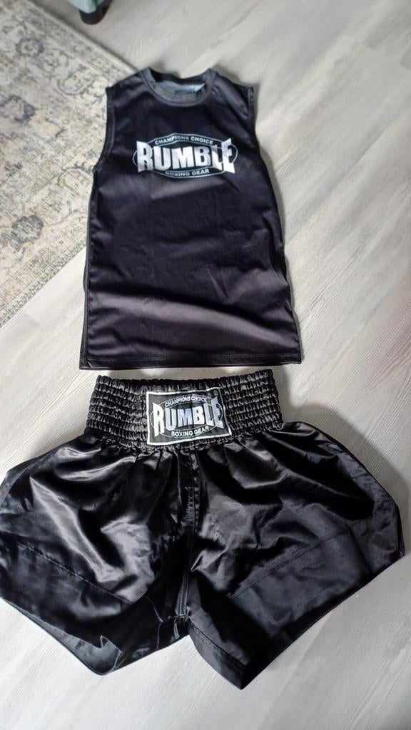 Rumble boks set 7-8 jaar, Overige, Maat XS of kleiner, Ophalen of Verzenden, Zo goed als nieuw