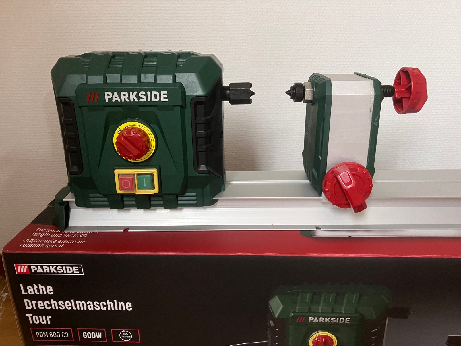 Draaibank Parkside PDM 600 C3, nieuw in doos. Met bijtels., Doe-het-zelf en Verbouw, Draaibanken, Ophalen, Nieuw, Overige typen
