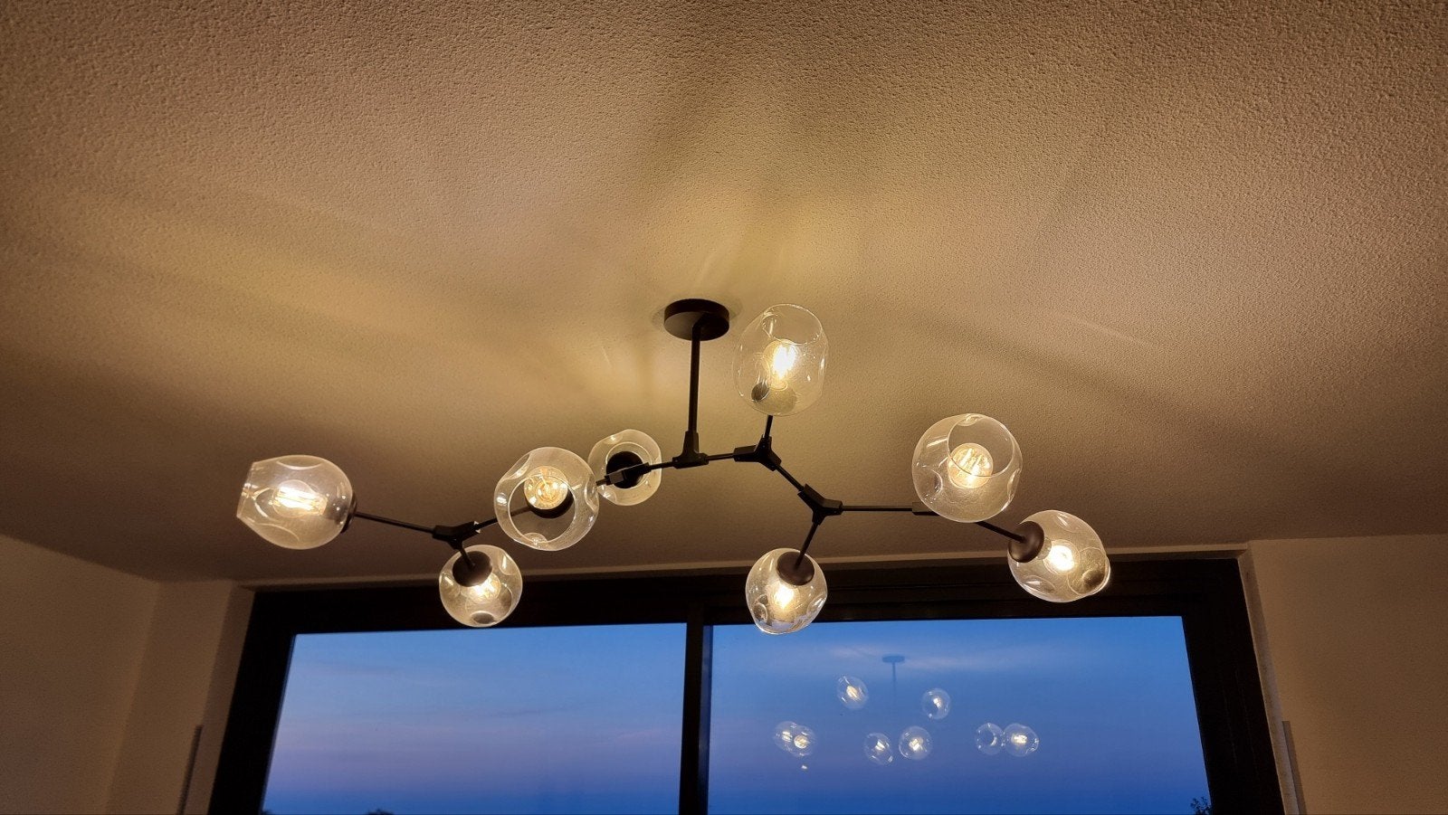 Moleculaire plafondlamp met 8 verstelbare slimme lampen, Ophalen