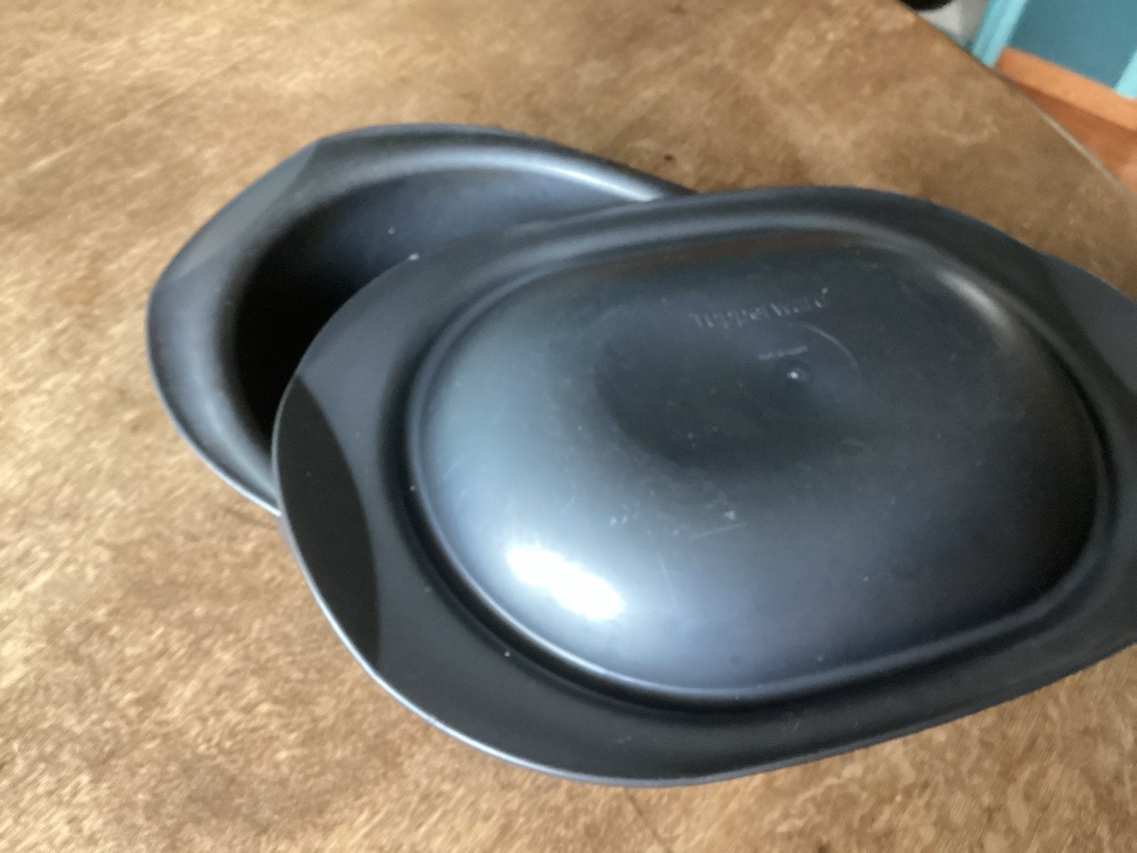Tupperware Ovenschaal UltraPro 3L - Zwart, Huis en Inrichting, Keuken | Tupperware, Gebruikt, Overige kleuren, Schaal, Ophalen of Verzenden