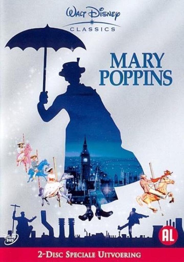 Dubbel-DVD Mary Poppins (Disney, met Julie Andrews), 1960 tot 1980, Alle leeftijden, Ophalen of Verzenden, Zo goed als nieuw