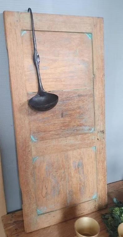 Houten decoratie luik, Ophalen, 71 cm, Hout, Decoratieobject