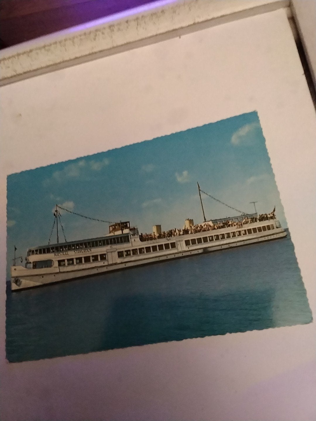 Oude ansichtkaart MS Kasteel Staverden Harderwijk, Ophalen of Verzenden