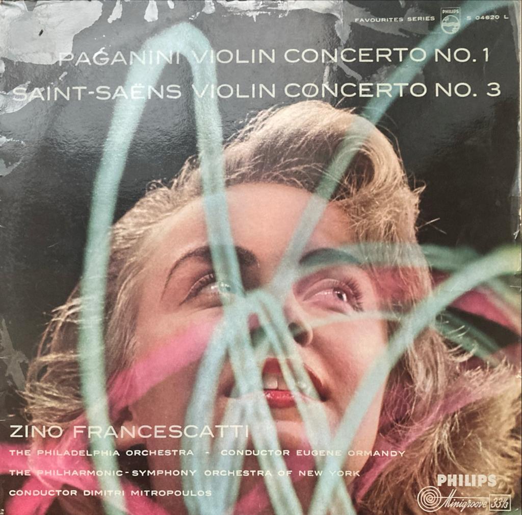 Paganini & Saint-Saëns Vioolconcerten - Zino Francescatti, Cd's en Dvd's, Gebruikt, Ophalen of Verzenden, Romantiek, 12 inch