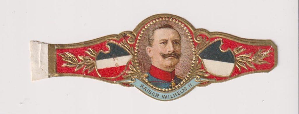 sigarenbanden - WILHELM II, Verzamelen, Rookartikelen, Aanstekers en Luciferdoosjes, Ophalen of Verzenden, Gebruikt, Sigarenbandjes