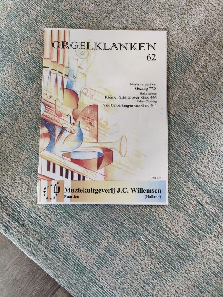Orgelklanken 62 - Bladmuziek voor Orgel, Orgel, Gebruikt, Klassiek, Ophalen of Verzenden