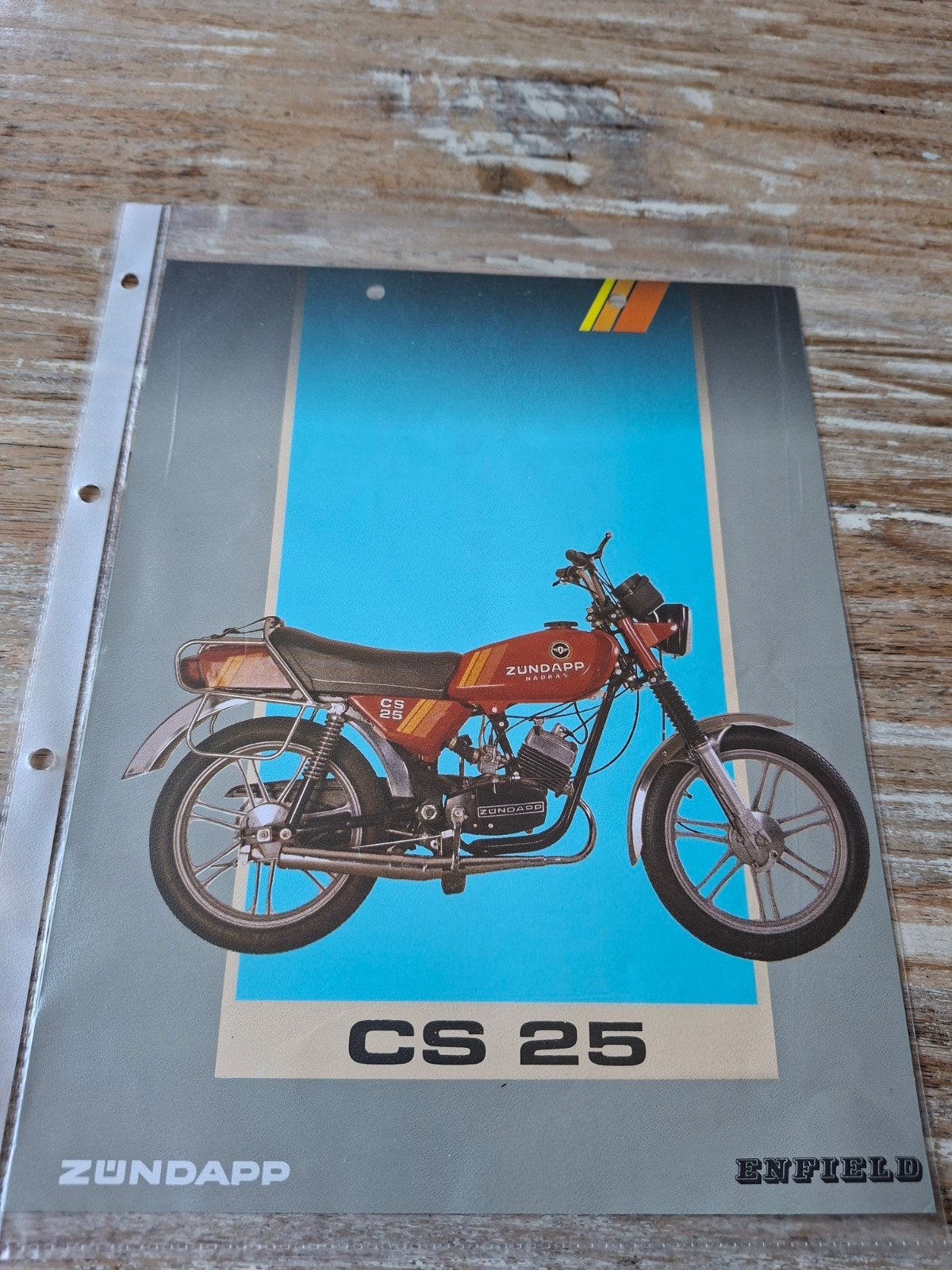 Zundapp cs 25 folder origineel, Fietsen en Brommers, Handleidingen en Instructieboekjes, Ophalen of Verzenden