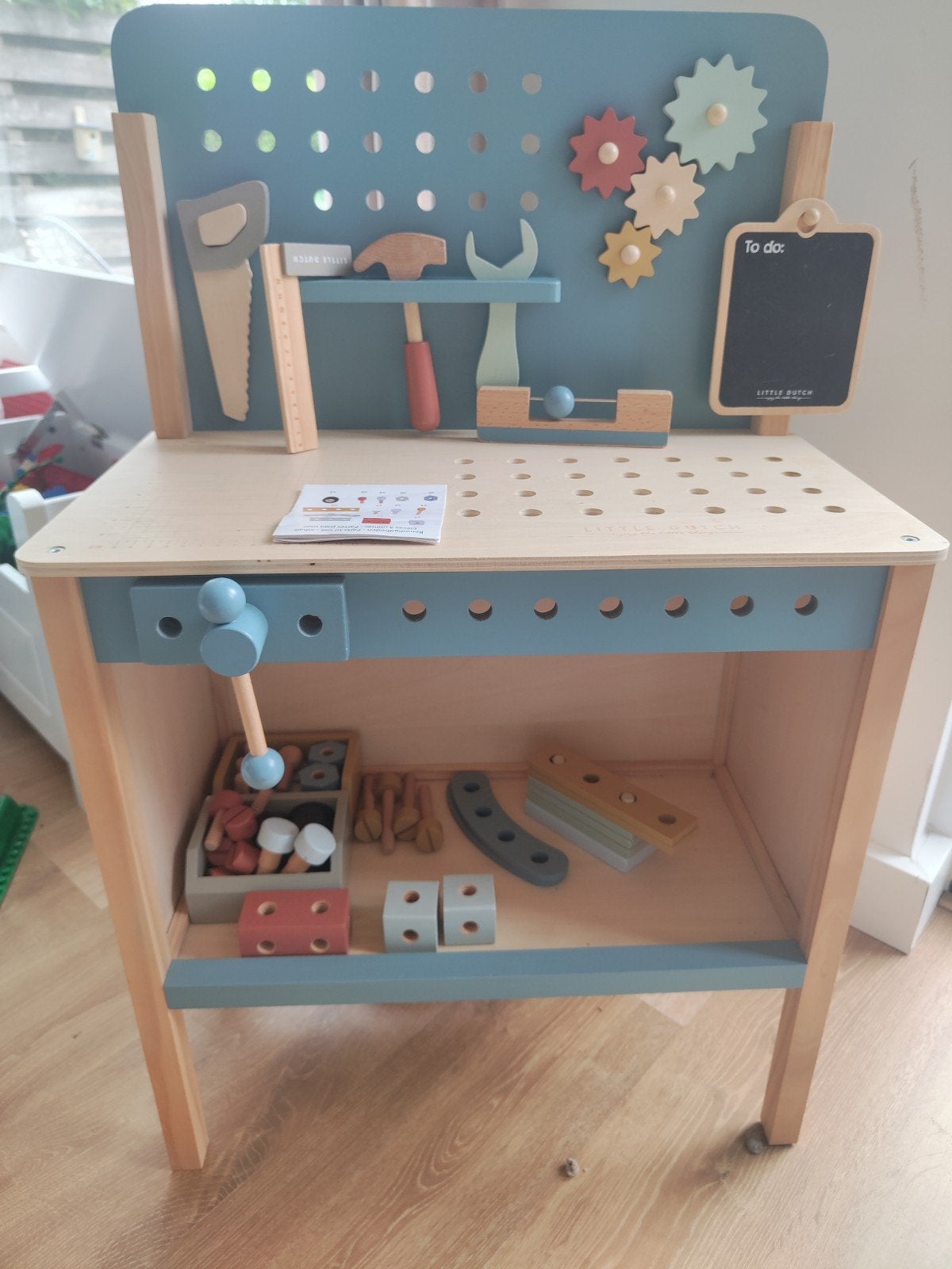 Werkbank little dutch, Kinderen en Baby's, Speelgoed | Houten speelgoed, Ophalen, Gebruikt, Overige typen