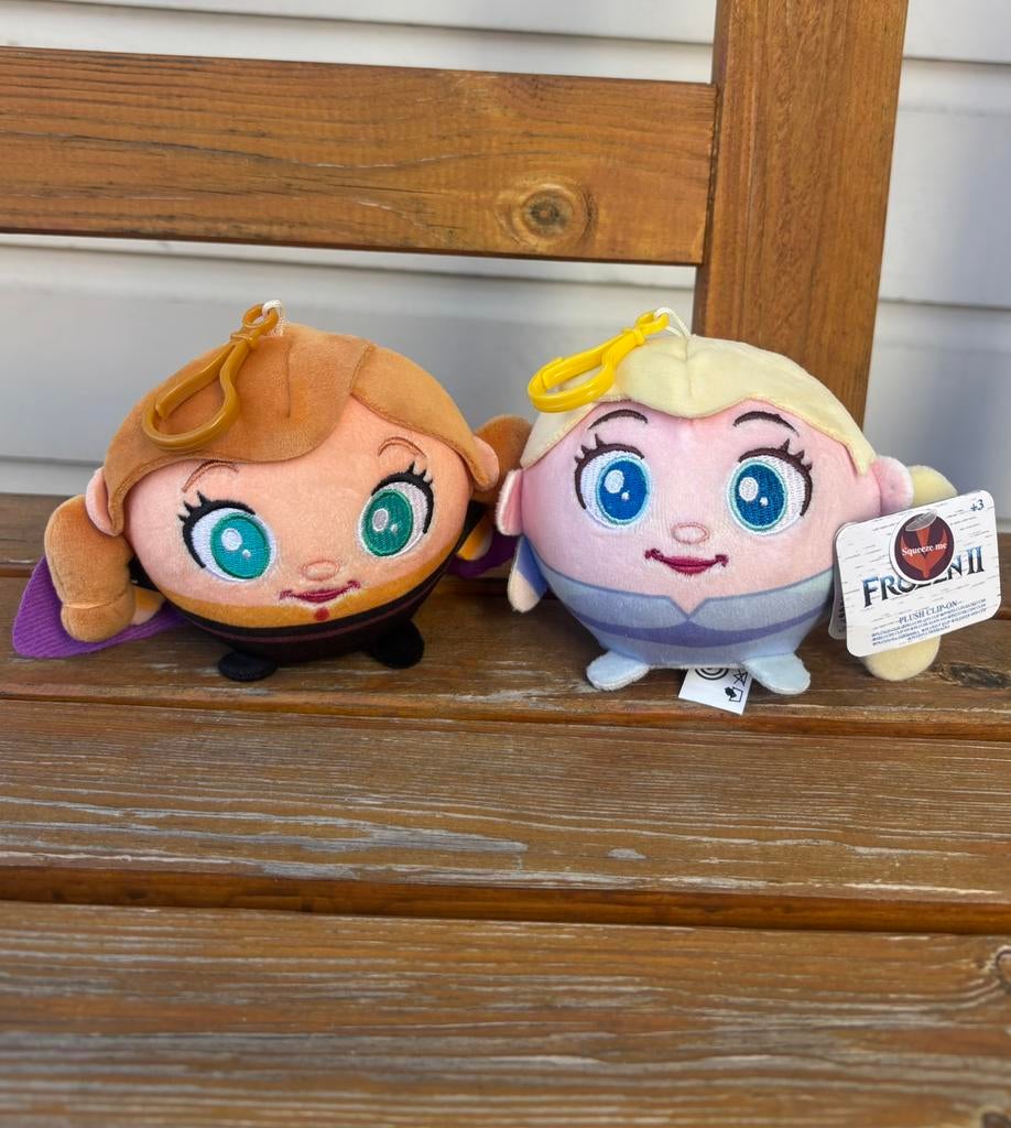 Disney Frozen 2 squeezy palz squishy pals knuffels Anna Elsa, Ophalen of Verzenden, Zo goed als nieuw