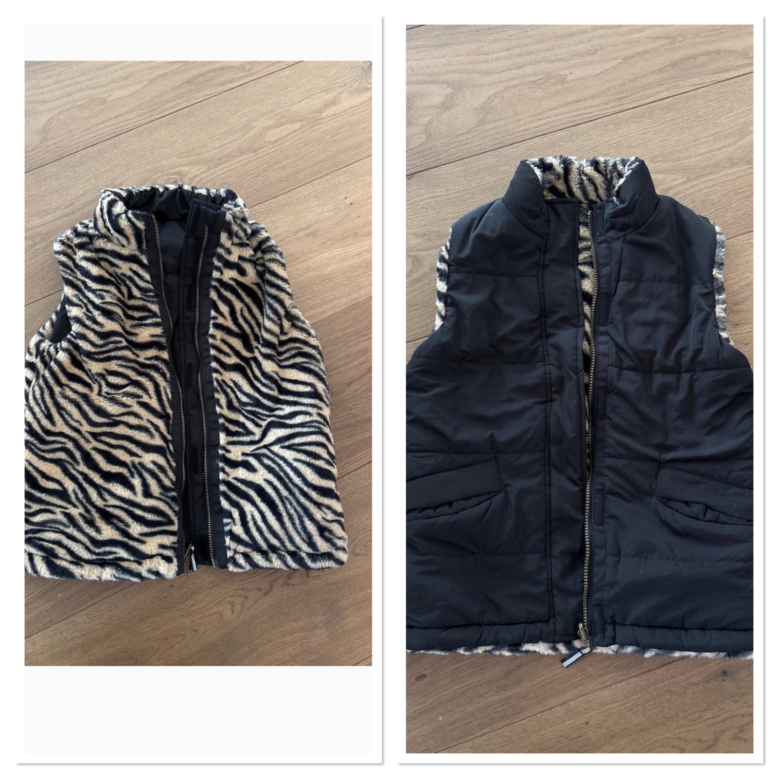 bodywarmer maat 164 - omkeerbaar, Ophalen of Verzenden, Nieuw, Meisje, Jas