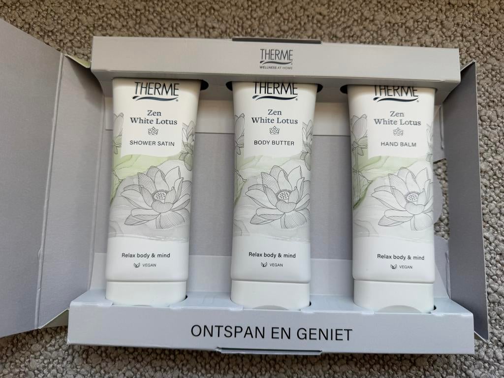 Therme Zen White Lotus Wellness Cadeauset, Ophalen of Verzenden, Nieuw, Overige typen