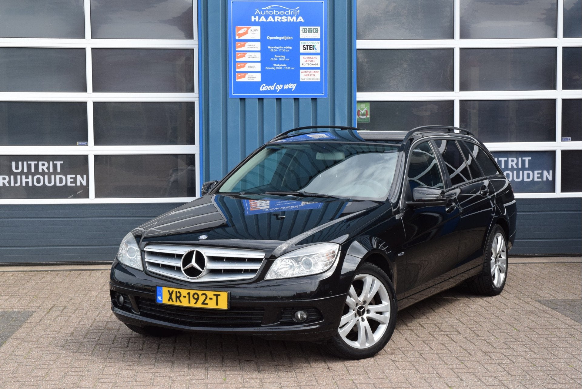 Mercedes-Benz C-Klasse Estate 180 CGI BlueEFFICIENCY Busines, Auto's, Automaat, Euro 5, Zwart, 1796 cc