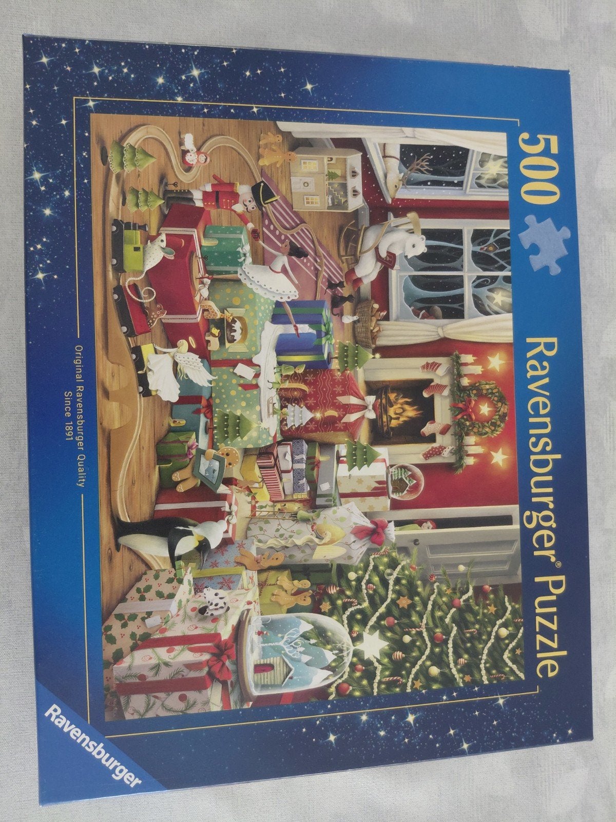 ravensburger puzzel 500 stukjes kerstmis, Ophalen of Verzenden, 500 t/m 1500 stukjes, Zo goed als nieuw