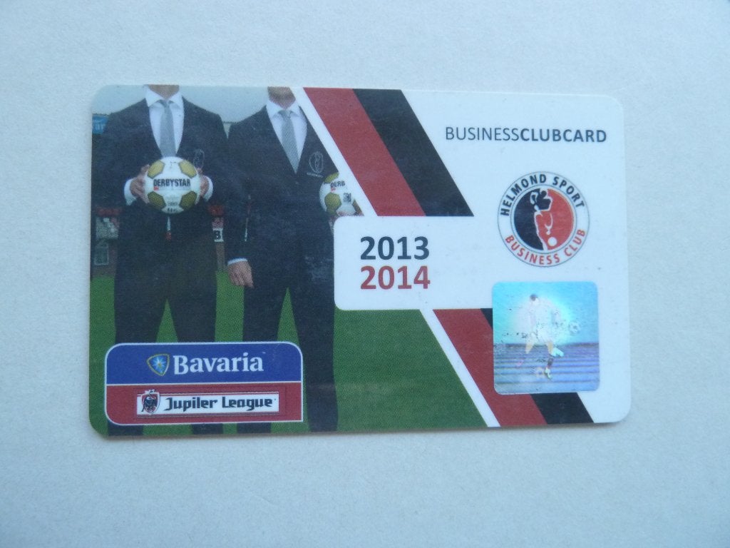 Businessclubcard.Helmond Sport. 2013/2014. Groene achterkant, Ophalen of Verzenden, Zo goed als nieuw, Overige binnenlandse clubs